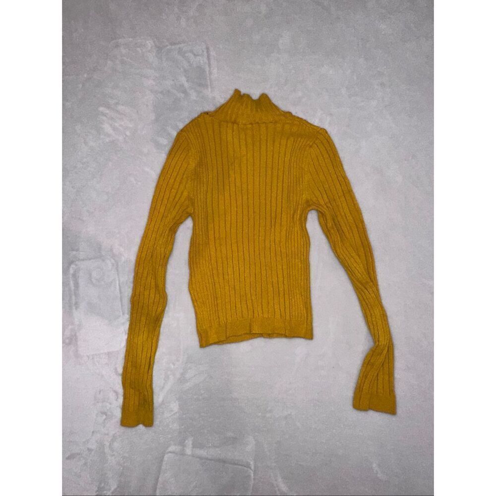Mustard yellow long sleeve top women’s size XS